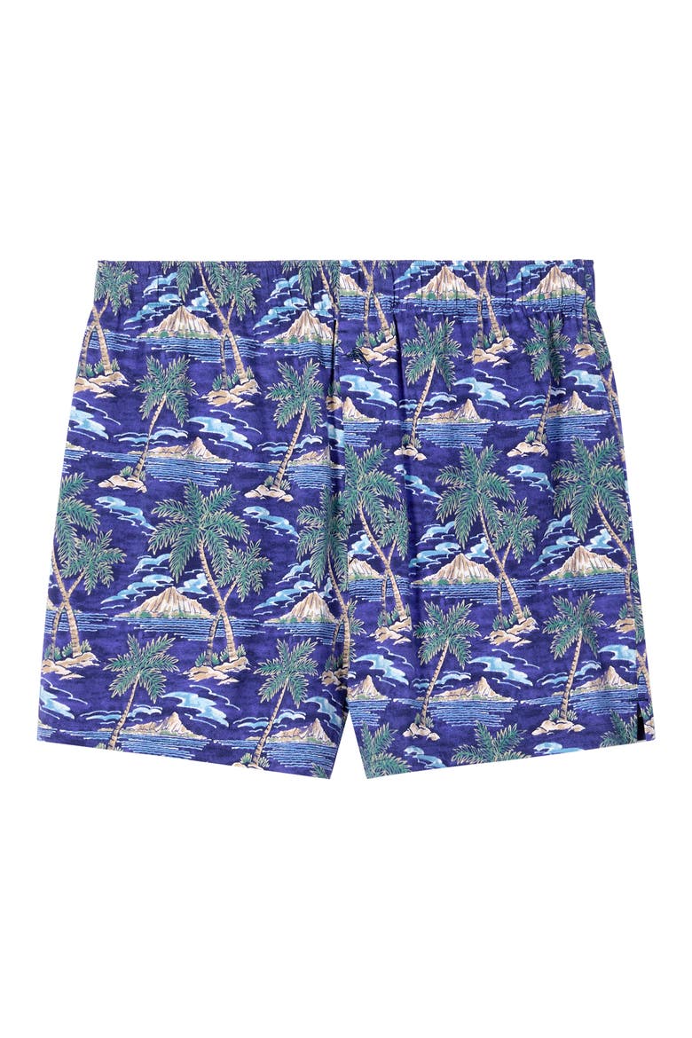 Knit Stretch Cotton Boxers, Main, color, DARK BLUE