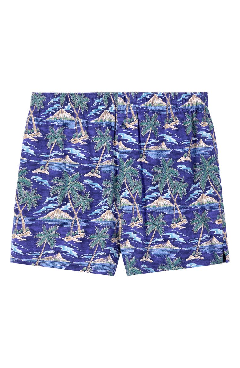 Tommy Bahama Knit Stretch Cotton Boxers, Main, color, Dark Blue