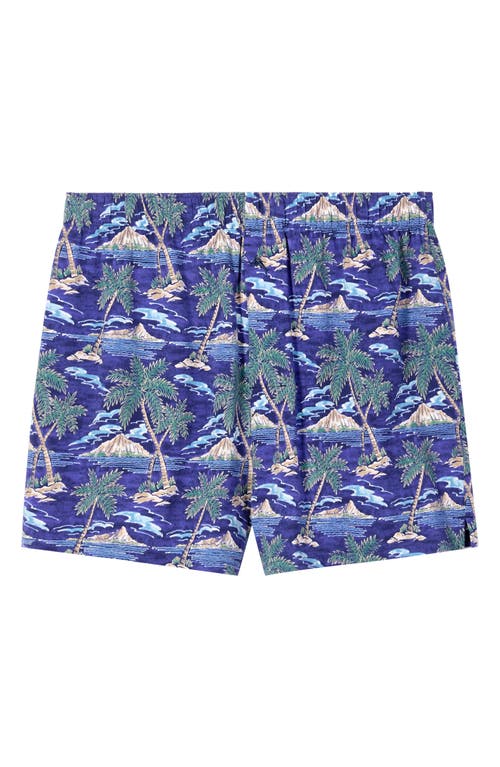 Tommy Bahama Knit Stretch Cotton Boxers In Blue