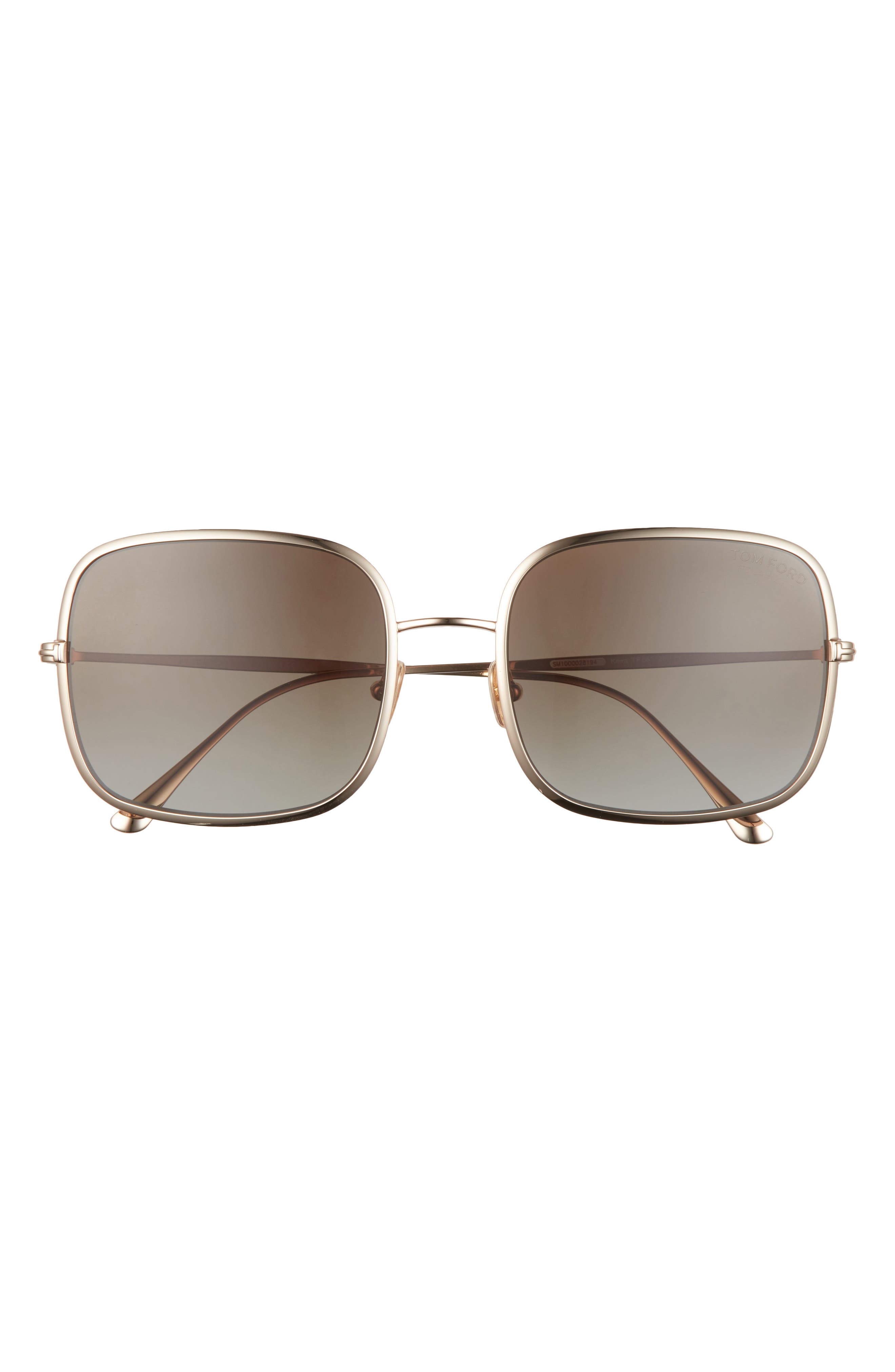 TOM FORD Keira 54mm Polarized Square Sunglasses