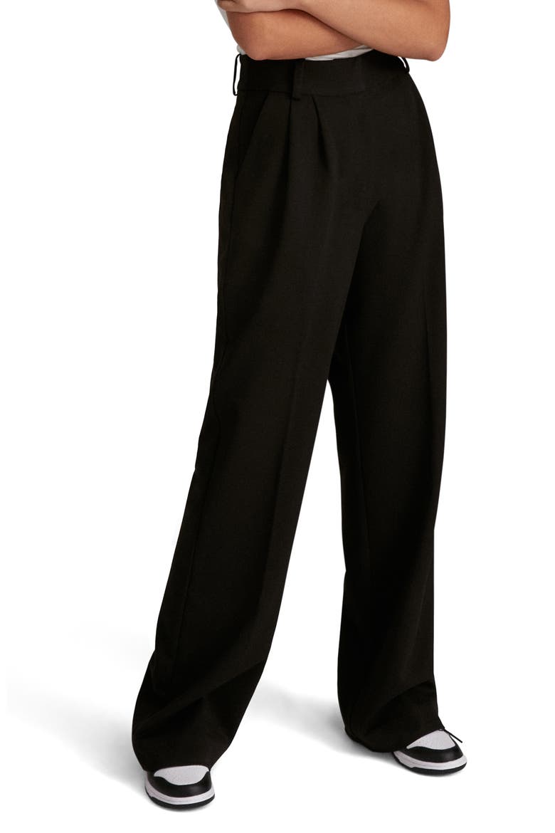 The Favorite Pant Pleat Pants, Main, color, BLACK