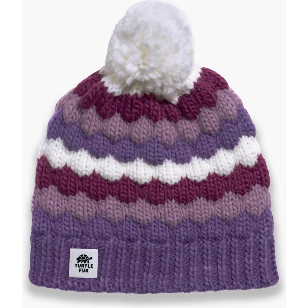 Turtle Fur Kids Jocelyn Pom Winter Hat In Gray