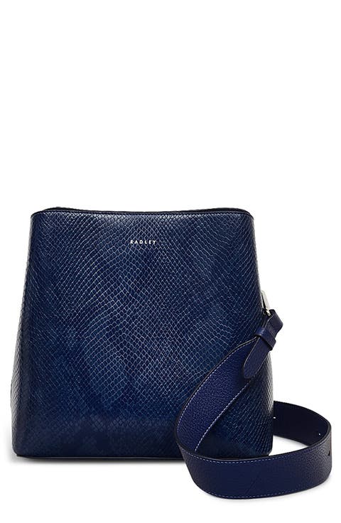 Duke's Place Snake Embossed Medium Crossbody Bag