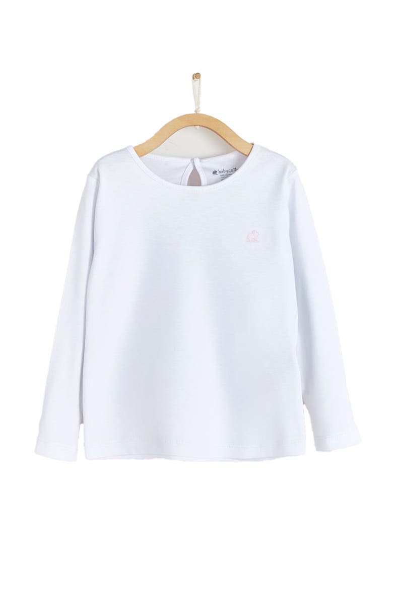 Babycottons Premium Peruvian Pima Cotton Tunic Long Sleeve Top For Infant, Main, color, 