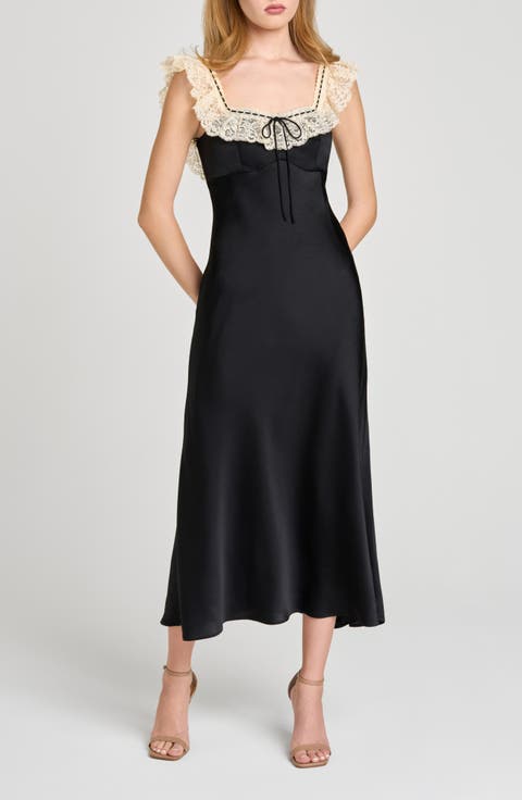 Ella Lace Trim Slipdress