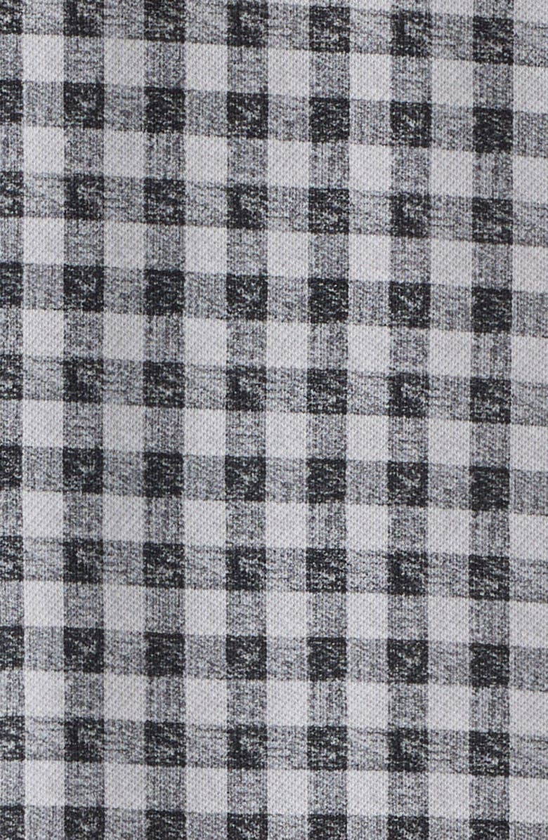 Bugatchi James OoohCotton<sup>®</sup> Gingham Check Button-Up Shirt, Alternate, color, Platinum