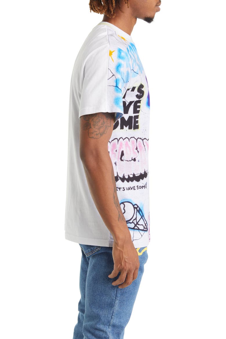 Lion Graphic Tee, Alternate, color, WHITE