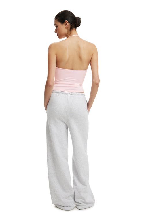Cotton On Wide Leg Sweatpant In White