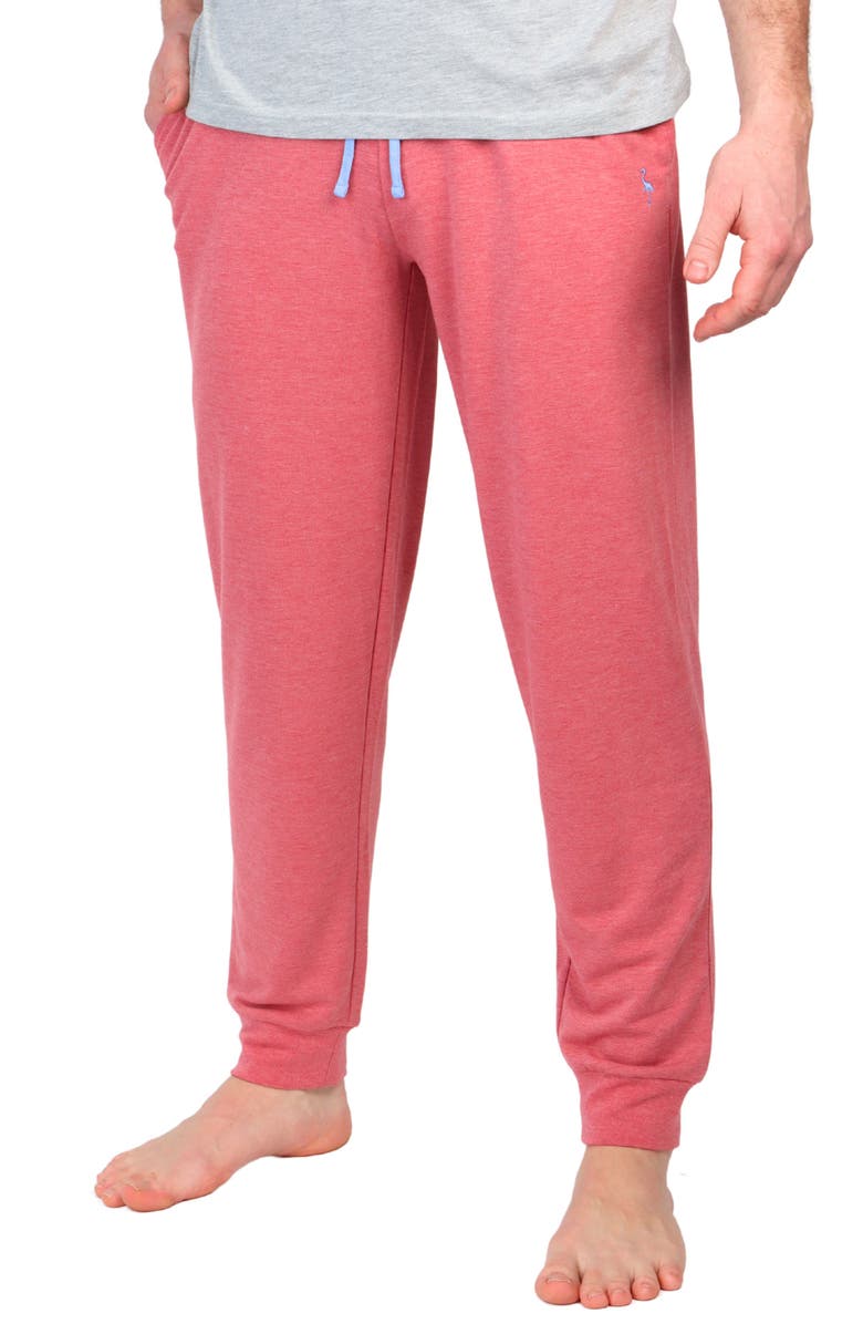 TailorByrd French Terry Lounge Joggers, Alternate, color, Sunwashed Red