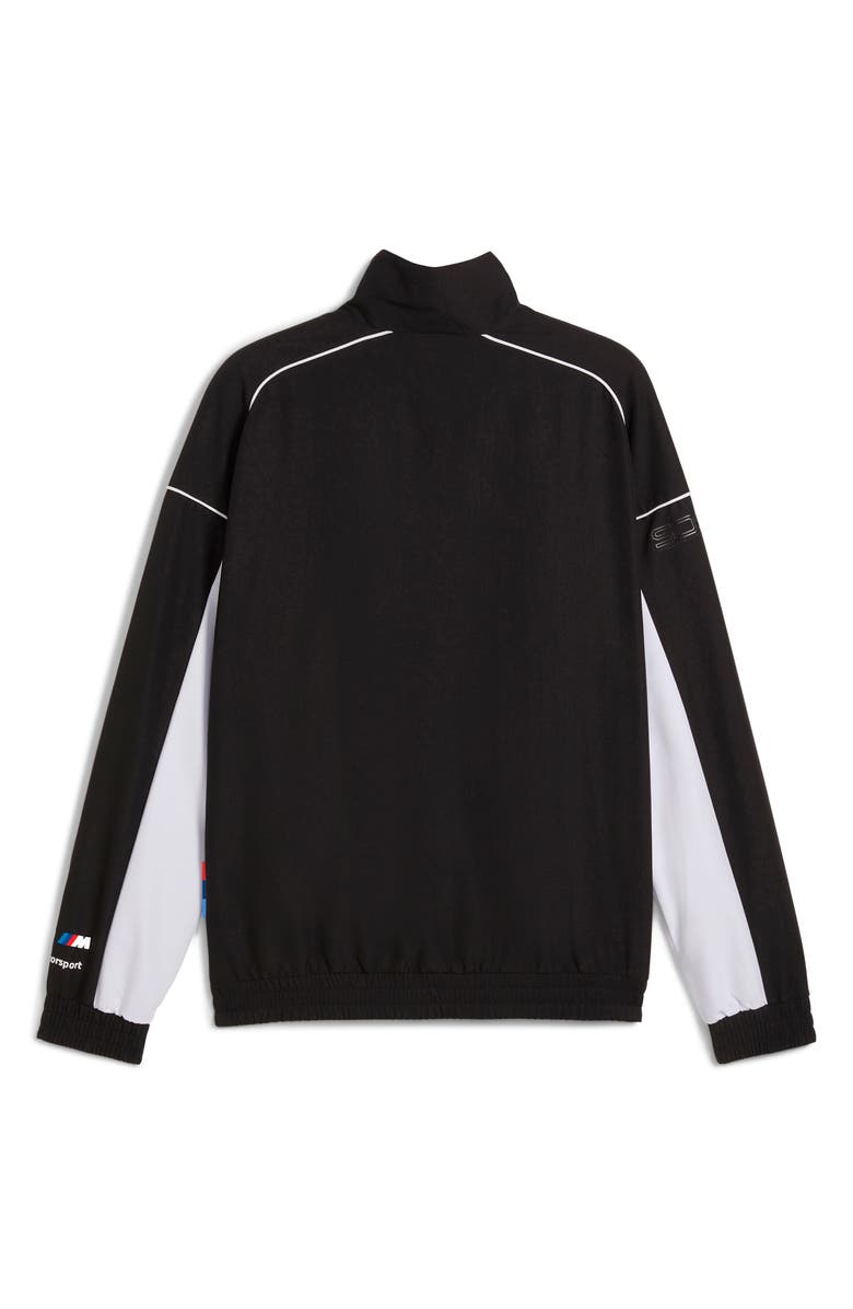PUMA BMW M Motorsport Speed Driver Series 2.0 Badge Track Jacket, Alternate, color, Puma Black