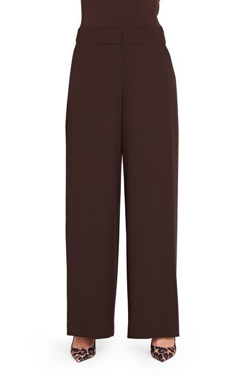 Women's Brown Wide-Leg Pants | Nordstrom