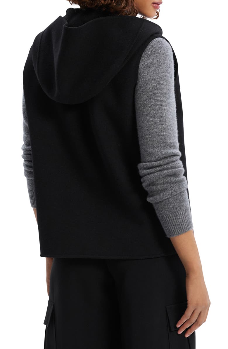 Theory Sleeveless Wool & Cashmere Hoodie, Alternate, color, 