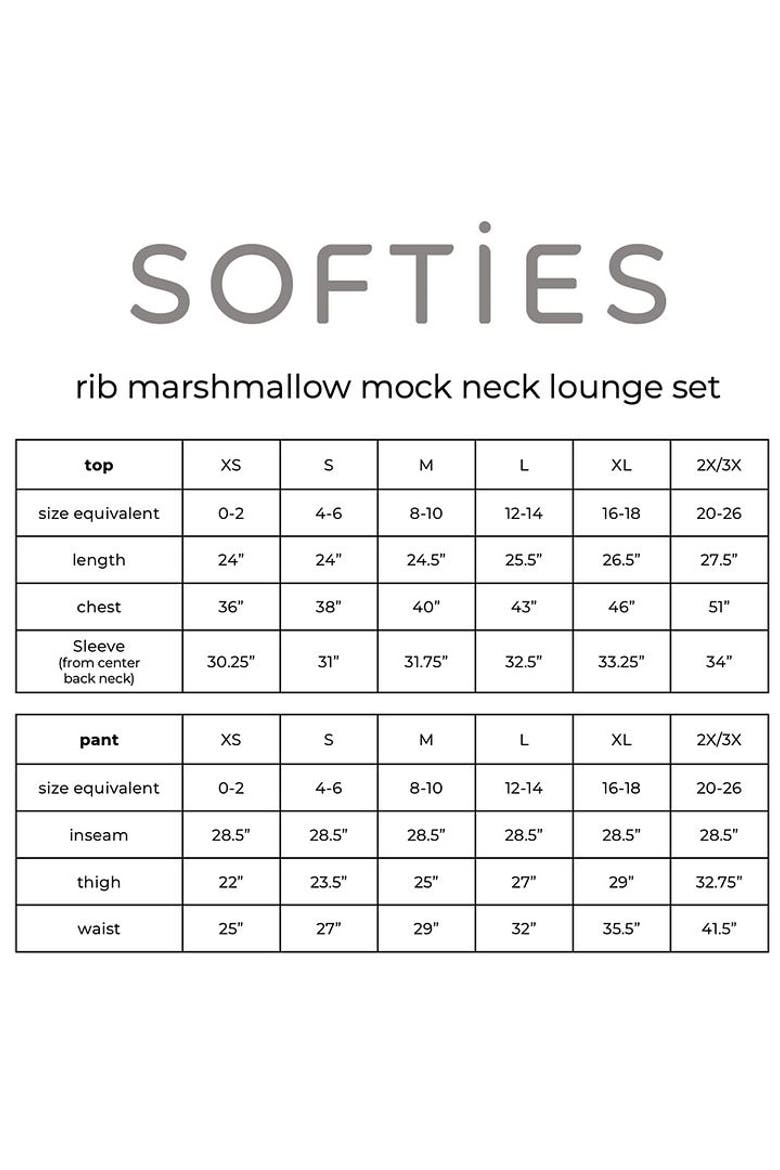 Solid Marshmallow Rib Mock Neck with Long Pant, Alternate, color, Olive
