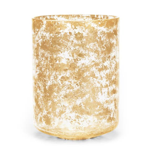 Lydia Gold Waste Basket