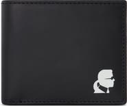 KARL LAGERFELD PARIS Profile Graphic Leather Bifold Wallet