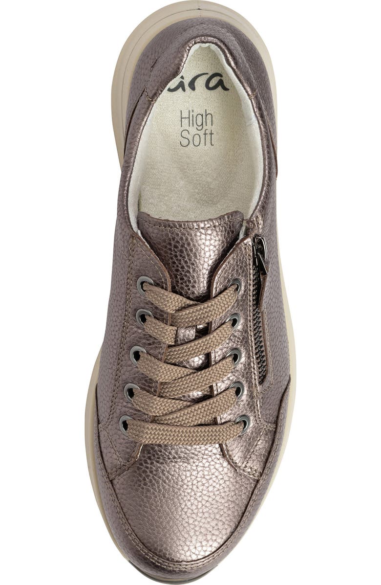 ara Oleanna Zip Sneaker, Alternate, color, Silver