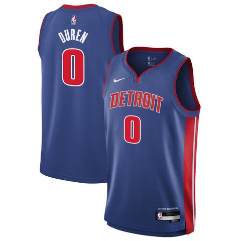 Youth Nike Jalen Duren Blue Detroit Pistons Swingman Jersey - Icon Edition