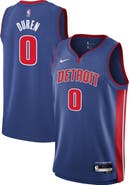 Nike Youth Nike Jalen Duren Blue Detroit Pistons Swingman Jersey - Icon Edition