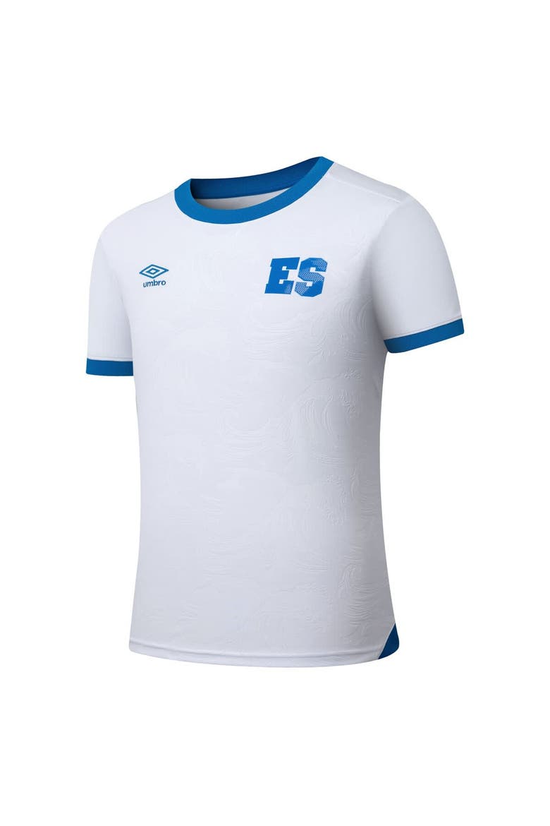 Men's Umbro  White El Salvador National Team 2025 Away Replica Jersey, Alternate, color, White