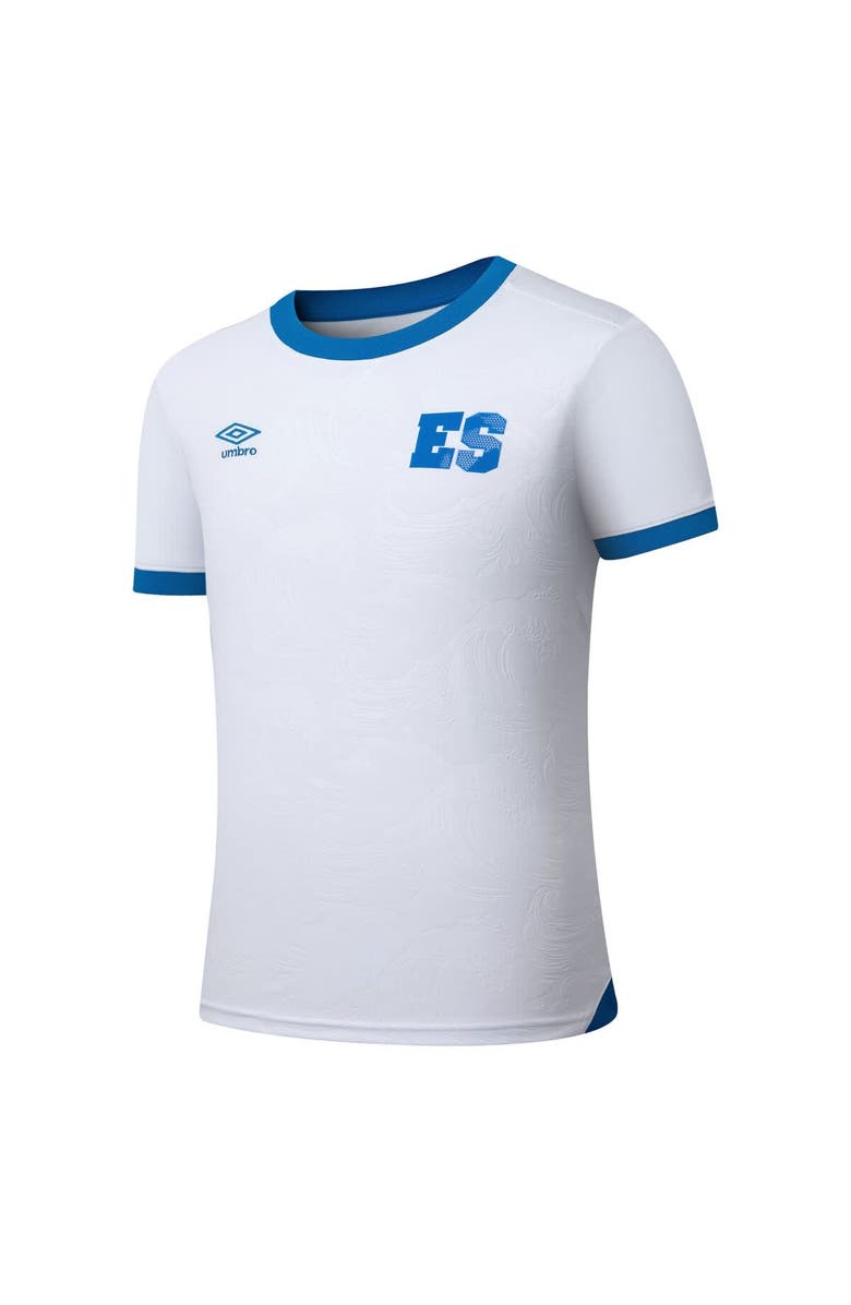 Umbro Men's Umbro White El Salvador National Team 2025 Away Replica Jersey, Alternate, color, White