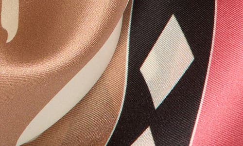 Nordstrom Print Silk Square Scarf In Pink Botanical