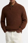 Barbour Essential Fleck Shawl Collar Sweater
