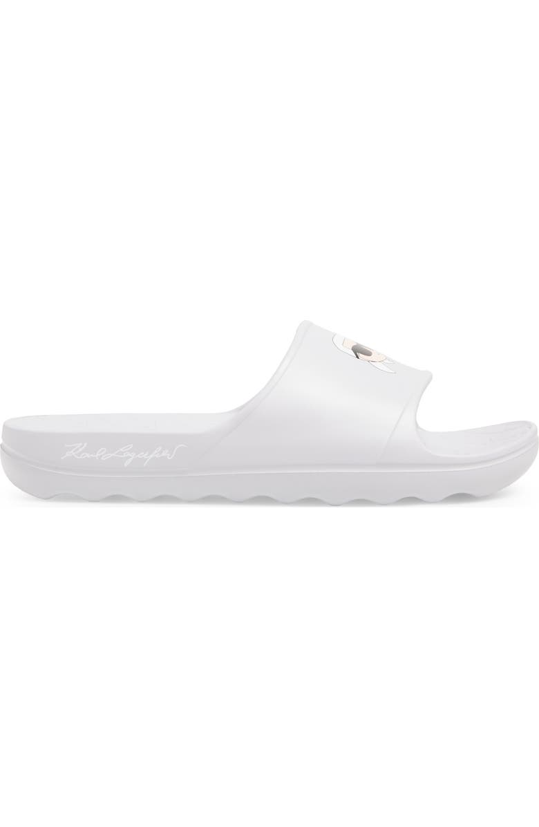 KARL LAGERFELD PARIS Sacha Slide Sandal, Alternate, color, Light Grey