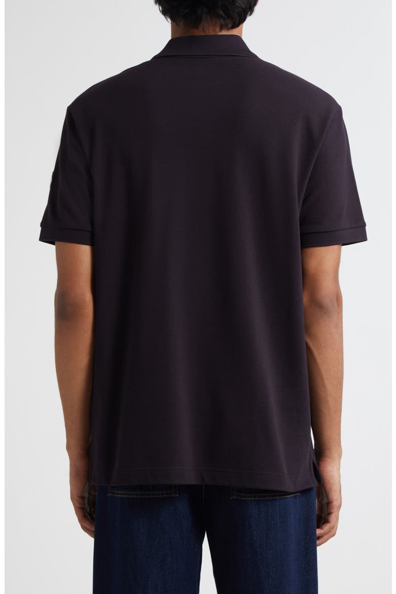 Varsity Monogram Cotton Piqué Polo, Alternate, color, NAVY BLUE