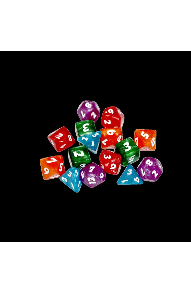 Greater Than Games Sentinel Comics The RPG Dice Set, Alternate, color, Multicolored