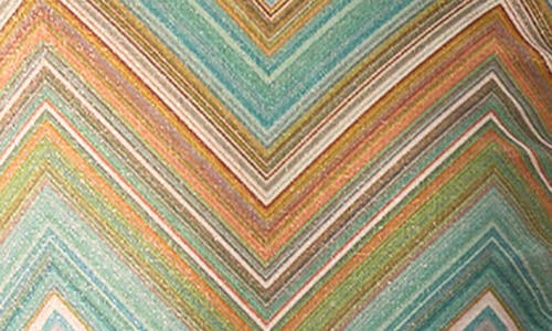 Pq Swim Alice Metallic Chevron One-piece Swimsuit In Multi