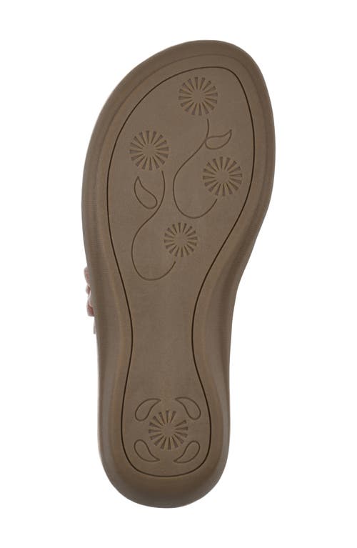 Cliffs By White Mountain Content Wedge Sandal In Light Pink Smooth