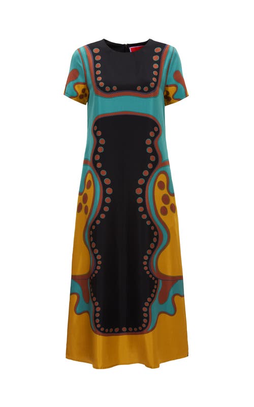 La Doublej Swing Dress In Multi