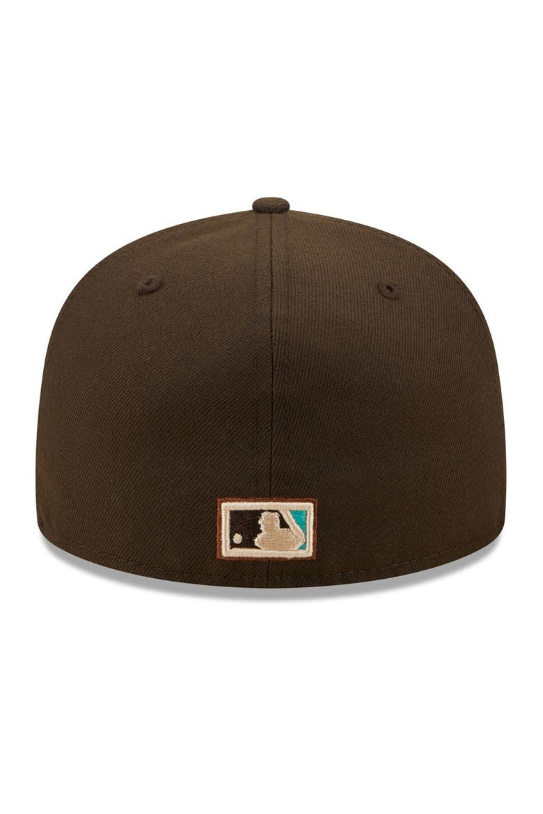 Men's New Era Brown/Mint Oakland Athletics  Walnut Mint 59FIFTY Fitted Hat, Alternate, color, Brown