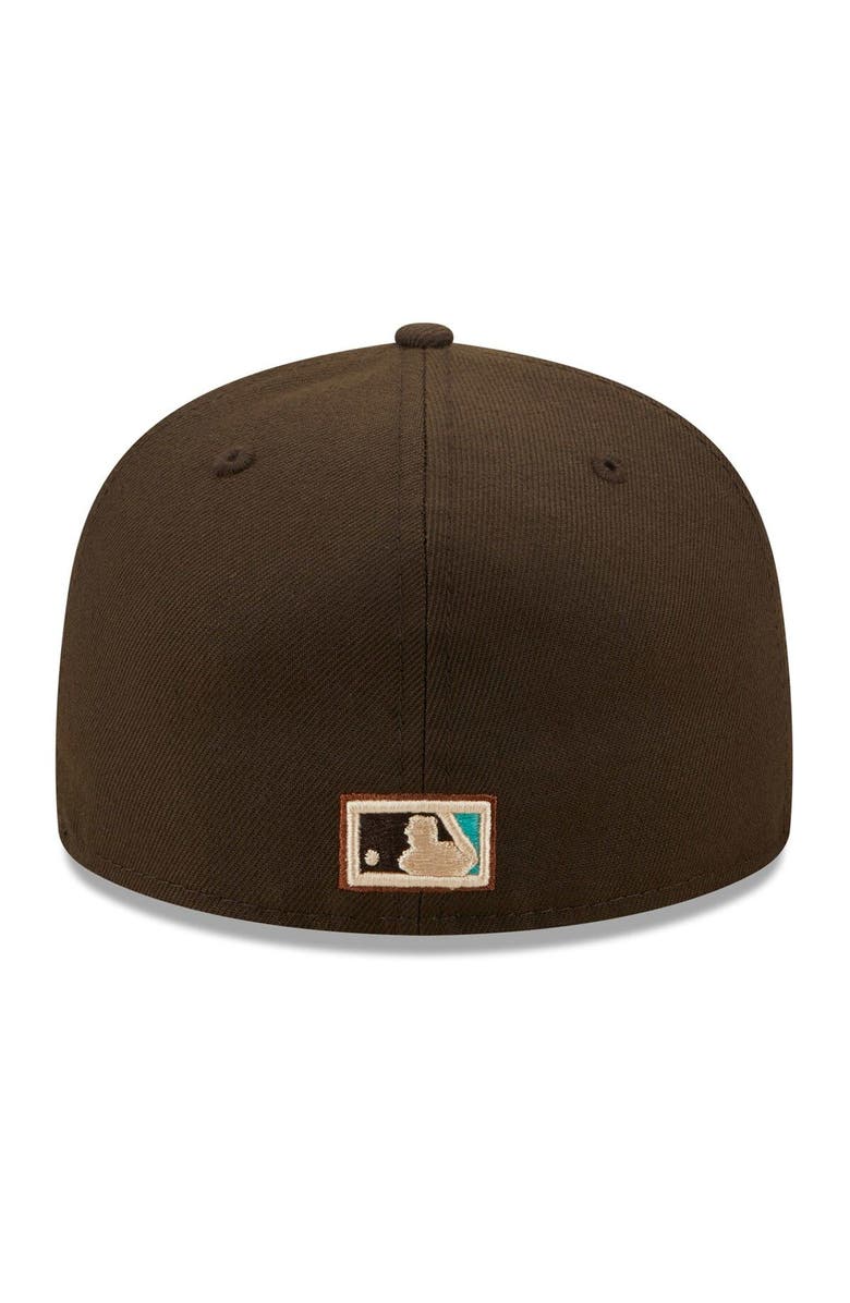 New Era Men's New Era Brown/Mint Oakland Athletics  Walnut Mint 59FIFTY Fitted Hat, Alternate, color, 