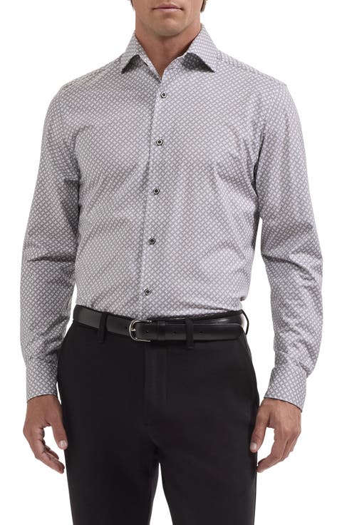 Devon OoohCotton® Print Button-Up Shirt