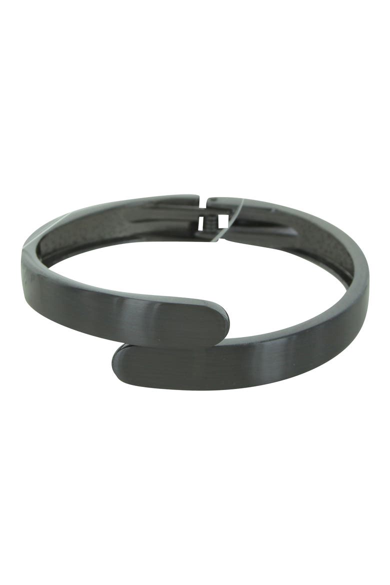 Gigi Cuff Bracelet, Main, color, GUNMETAL