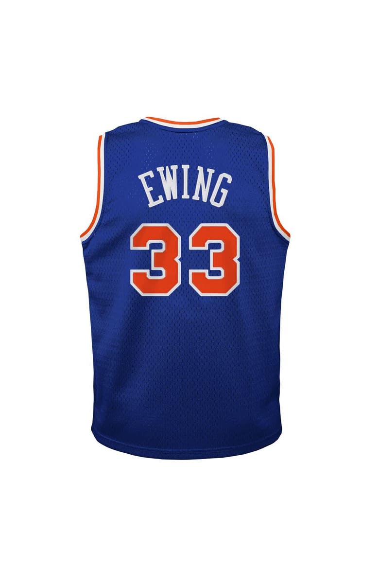 Toddler Patrick Ewing Blue New York Knicks 1991/92 Swingman Jersey, Alternate, color, Blue