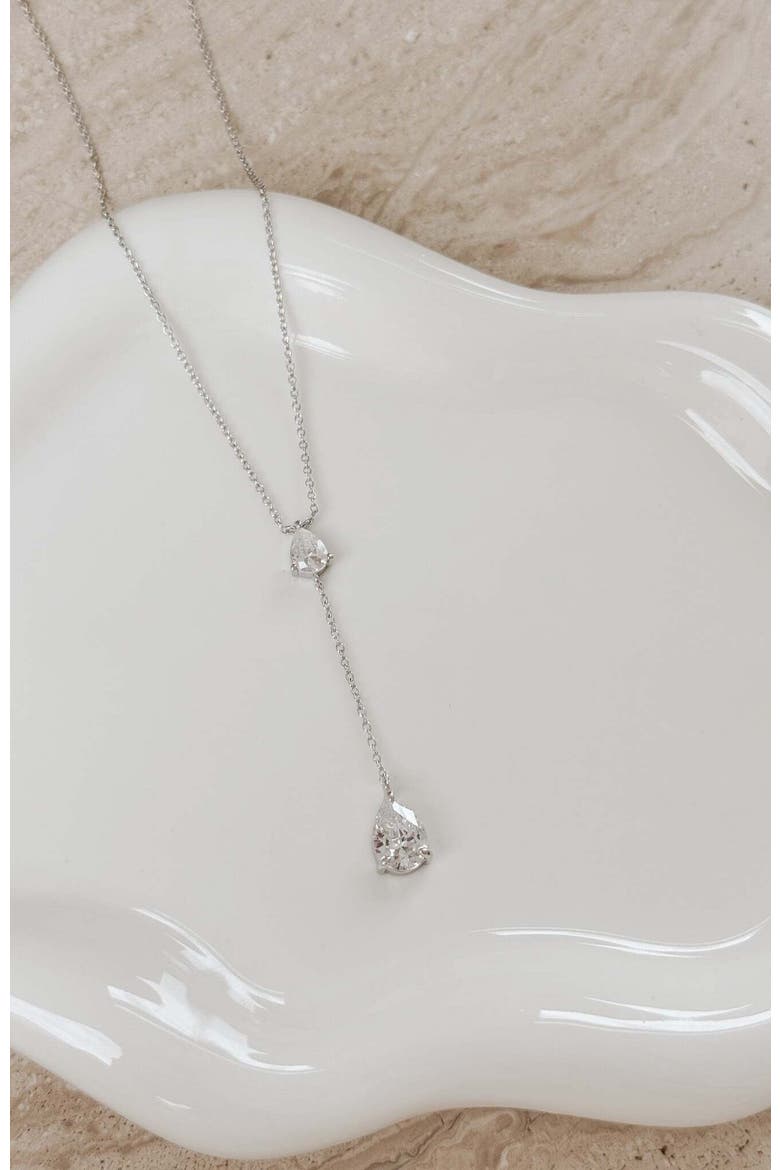 Lane Crystal Pendant, Alternate, color, Silver