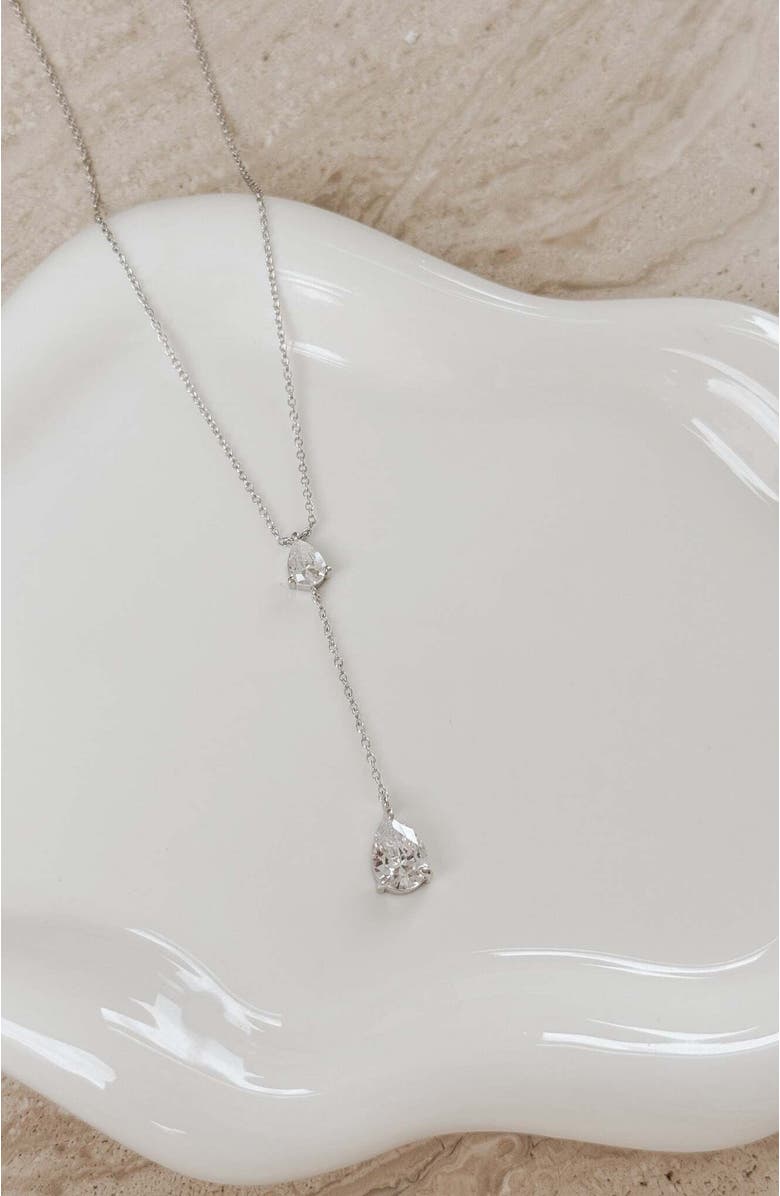 Untamed Petals Lane Crystal Pendant, Alternate, color, Silver