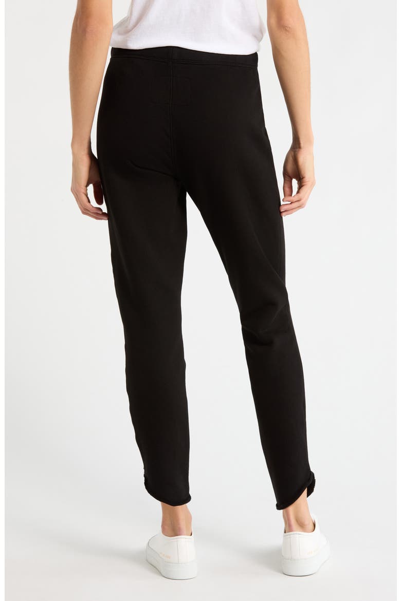 Christine Tulip Hem Joggers, Alternate, color, BLACK