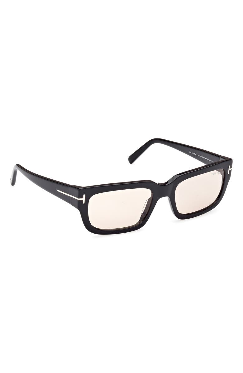 TOM FORD Ezra 54mm Rectangular Sunglasses, Alternate, color,