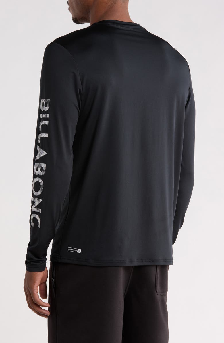 Billabong Mondo Long Sleeve Sun T-Shirt, Alternate, color, Black