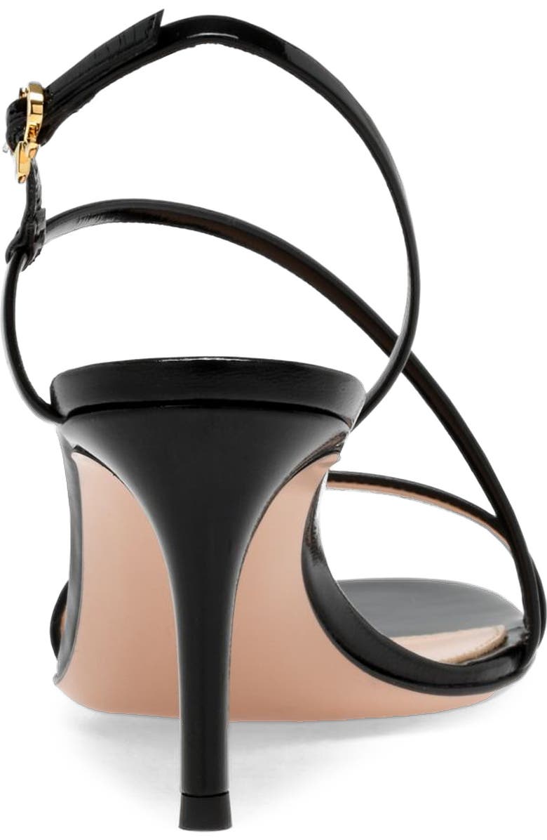 Gianvito Rossi Manhattan 70 Sandal, Alternate, color, Black Leather