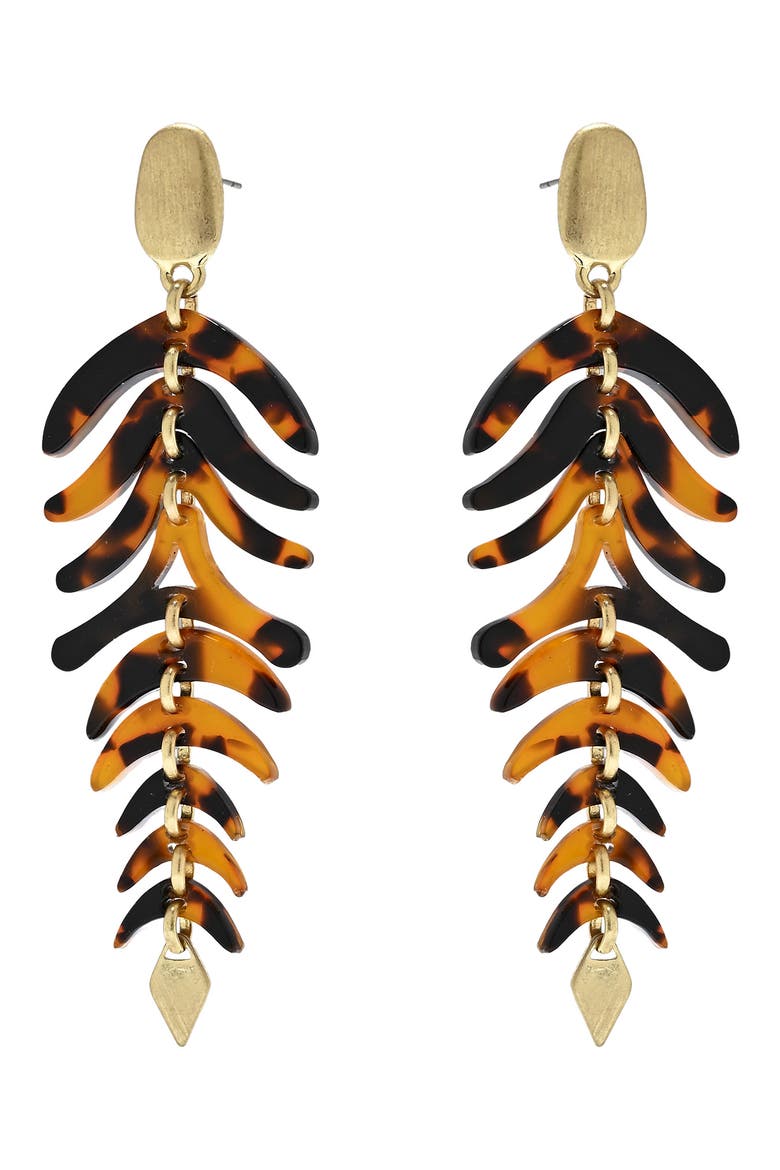 Emma Drop Earrings, Main, color, GOLD