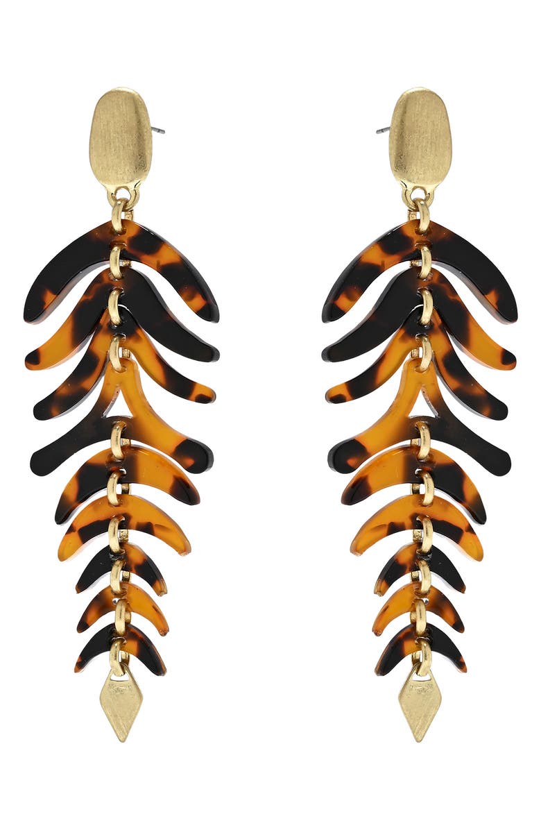 EYE CANDY LOS ANGELES Emma Drop Earrings, Main, color, Gold