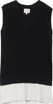 Cinq à Sept Indiana Mixed Media Cotton Blend Minidress