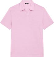 Theory Brenan Linen Blend Polo
