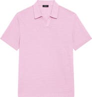 Theory Brenan Linen Blend Polo