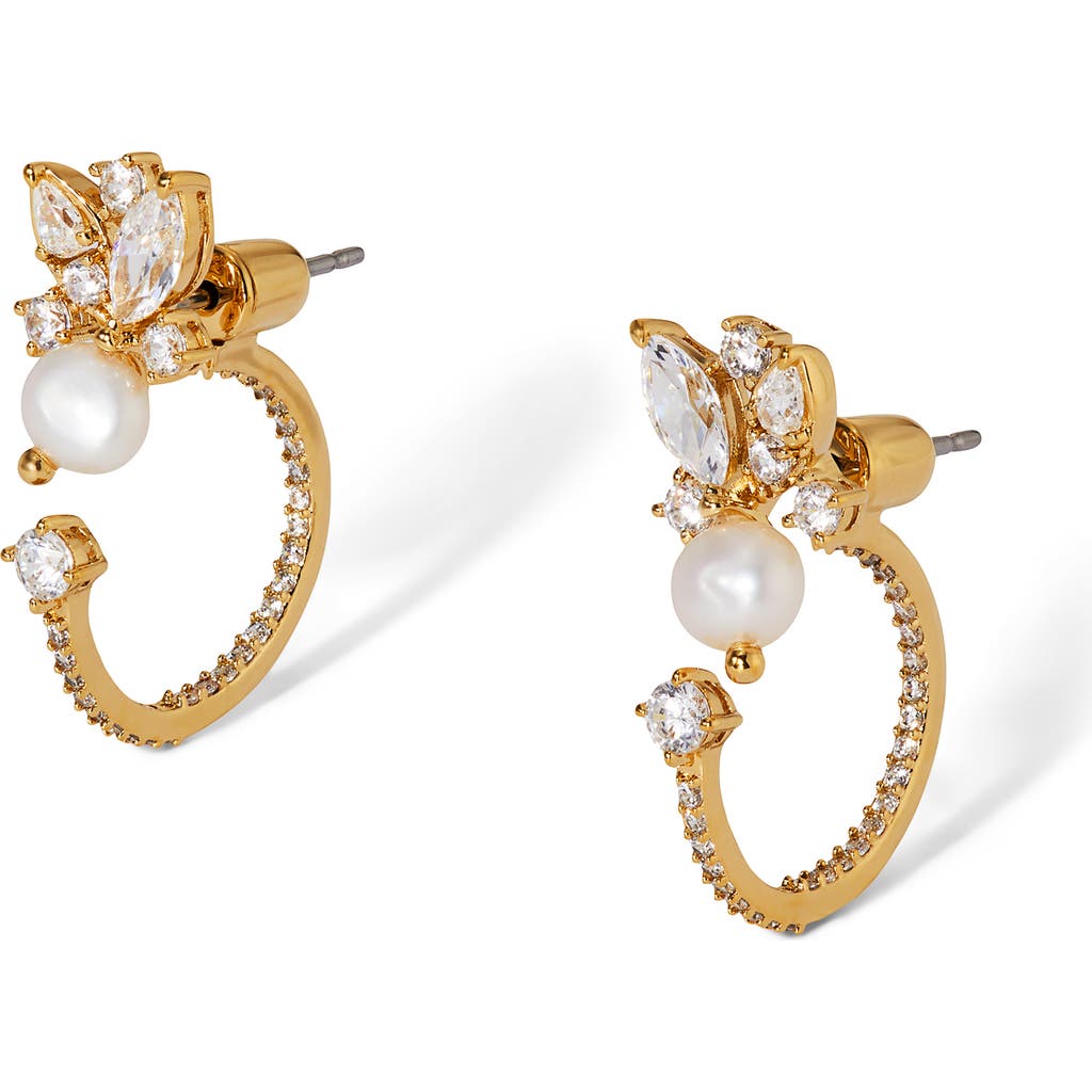NADRI NADRI RAVISH STUD & HOOP JACKET EARRINGS