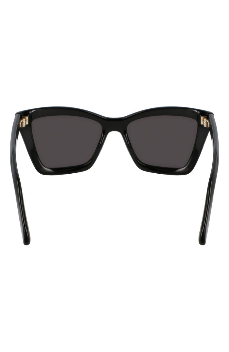 FERRAGAMO 53mm Rectangualr Sunglasses, Alternate, color, 